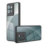 For Motorola Edge 50 Armor Precise Hole PC Hybrid TPU Phone Case(Transparent)