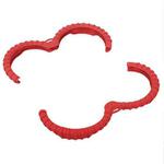 For DJI Avata 2 Sunnylife Drone Anti-Collision Protective Cover Propeller Ring Stripes(Red)