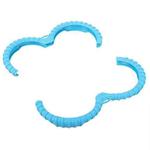 For DJI Avata 2 Sunnylife Drone Anti-Collision Protective Cover Propeller Ring Stripes(Blue)