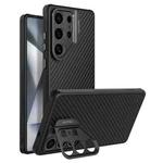 For Samsung Galaxy S25 Ultra 5G NILLKIN Aramid Fiber Fine Hole Phone Case(Black)
