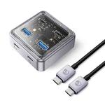 ORICO XHJ2U2C-G2 4-Port Compact Zinc Alloy USB 3.0 HUB Expand Converter(Silver)