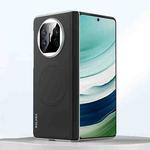 For Huawei Mate X5 SULADA Skin Feel Liquid Leather Shockproof Phone Case(Black)