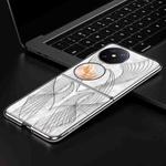 For Huawei Pocket 2 SULADA Electroplated Laser Engraving Texture PC Phone Case(White)