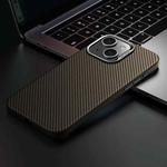 For iPhone 15 SULADA 600D Kevlar Texture PC Shockproof Phone Case(Brown)