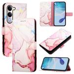 For vivo Y29s 5G / Y04 4G PT003 Marble Pattern Flip Leather Phone Case(Rose Gold)