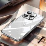 For iPhone 14 Pro Max SULADA Electroplating Frosted PC + TPU Shockproof Phone Case(Silver)