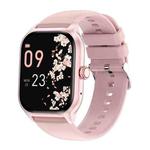 LEMFO LT10 2.01 inch TFT Screen Smart Watch Supports Bluetooth Call / Health Monitoring, Silicone Strap(Pink)