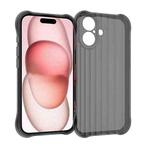 For iPhone 16 Water Ripple Fine Hole TPU Phone Case(Black)