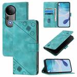 For vivo S20 Pro 5G Skin Feel Embossed Leather Phone Case(Green)