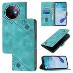 For vivo Y39 5G Global Skin Feel Embossed Leather Phone Case(Green)