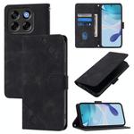 For ZTE Blade V70 Vita / nubia V70 Design Skin Feel Embossed Leather Phone Case(Black)