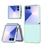 For Samsung Galaxy Z Flip7 5G Flat Skin Feel TPU+PC Shockproof Phone Case(Mint Green)