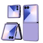 For Samsung Galaxy Z Flip7 5G Flat Skin Feel TPU+PC Shockproof Phone Case(Purple)
