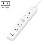 LDNIO SC5319 5-position Travel Home Office Socket with 38W USB Ports, Cable Length: 2m(US Plug)