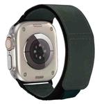 For Apple Watch Ultra 2 49mm Loop Woven Nylon Watch Band(Fir Green)