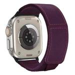 For Apple Watch Ultra 2 49mm Loop Woven Nylon Watch Band(Purple)
