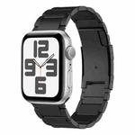 For Apple Watch SE 2023 40mm Titanium Metal Watch Band(Black)