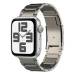 For Apple Watch SE 2023 40mm Titanium Metal Watch Band(Titanium)