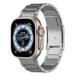 For Apple Watch Ultra 49mm Titanium Metal Watch Band(Silver)