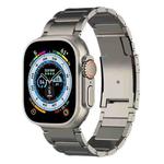 For Apple Watch Ultra 49mm Titanium Metal Watch Band(Titanium)