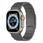 For Apple Watch Ultra 49mm Titanium Metal Watch Band(Grey)