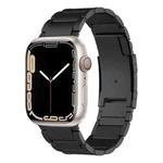 For Apple Watch Series 7 45mm Titanium Metal Watch Band(Black)