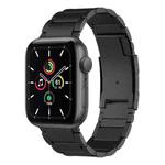For Apple Watch SE 40mm Titanium Metal Watch Band(Black)