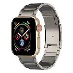 For Apple Watch SE 40mm Titanium Metal Watch Band(Titanium)