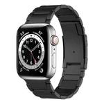 For Apple Watch Series 6 40mm Titanium Metal Watch Band(Black)