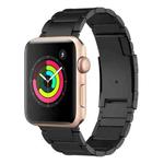 For Apple Watch Series 3 38mm Titanium Metal Watch Band(Black)