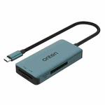 Onten C13 3 in 1 USB-C / Type-C to XQD & SD & TF Card Reader(Pine Green)