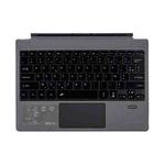 1089DC-FR French Backlit Magnetic Bluetooth 3.0 Keyboard for Microsoft Surface Pro 7 / 6 / 2017 / 4 / 3(Grey)