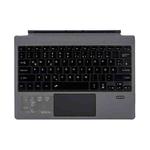 1089DC-DE German Backlit Magnetic Bluetooth 3.0 Keyboard for Microsoft Surface Pro 7 / 6 / 2017 / 4 / 3(Grey)