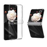 For Honor Magic V Flip Three Parts Transparent PC Full Coverage Phone Case