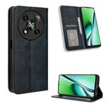 For Itel RS4 Magnetic Buckle Retro Texture Leather Phone Case(Blue)