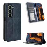 For itel A95 5G Magnetic Buckle Retro Texture Leather Phone Case(Blue)