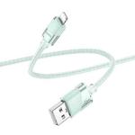 hoco U132 Beijing 1.2m 2.4A USB to 8 Pin Charging Data Cable(Green)