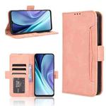 For itel A50 Skin Feel Calf Texture Card Slots Leather Phone Case(Pink)