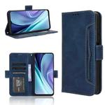 For itel A50 Skin Feel Calf Texture Card Slots Leather Phone Case(Blue)