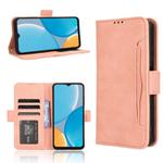 For itel A50C Skin Feel Calf Texture Card Slots Leather Phone Case(Pink)