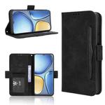 For itel A90 4G Skin Feel Calf Texture Card Slots Leather Phone Case(Black)
