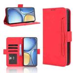 For itel A90 4G Skin Feel Calf Texture Card Slots Leather Phone Case(Red)