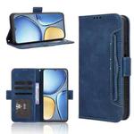 For itel A90 4G Skin Feel Calf Texture Card Slots Leather Phone Case(Blue)