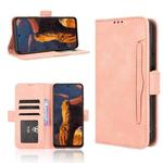 For itel A95 5G Skin Feel Calf Texture Card Slots Leather Phone Case(Pink)