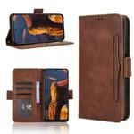 For itel A95 5G Skin Feel Calf Texture Card Slots Leather Phone Case(Brown)