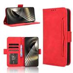 For Xiaomi Redmi Turbo 3 5G Skin Feel Calf Texture Card Slots Leather Phone Case(Red)