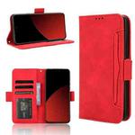 For Xiaomi Civi 4 Pro 5G Skin Feel Calf Texture Card Slots Leather Phone Case(Red)