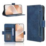 For Huawei Pura 80 5G Skin Feel Calf Texture Card Slots Leather Phone Case(Blue)