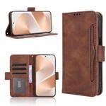 For Huawei Pura 80 5G Skin Feel Calf Texture Card Slots Leather Phone Case(Brown)