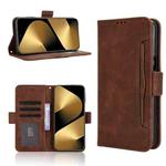 For Huawei Pura 80 Ultra 5G Skin Feel Calf Texture Card Slots Leather Phone Case(Brown)